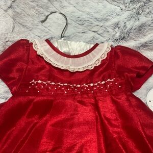 Beautiful red silk dress for any occasion